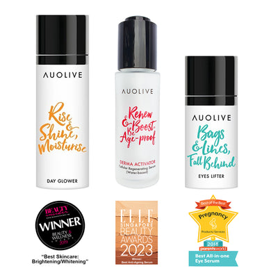 Day Essentials Bundle Set (Day Glower, Derma Activator & Eyes Lifter)