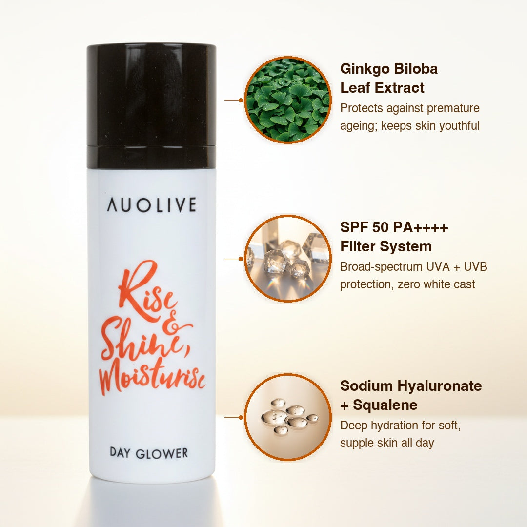 DAY GLOWER - Antioxidant Brightening Moisturiser