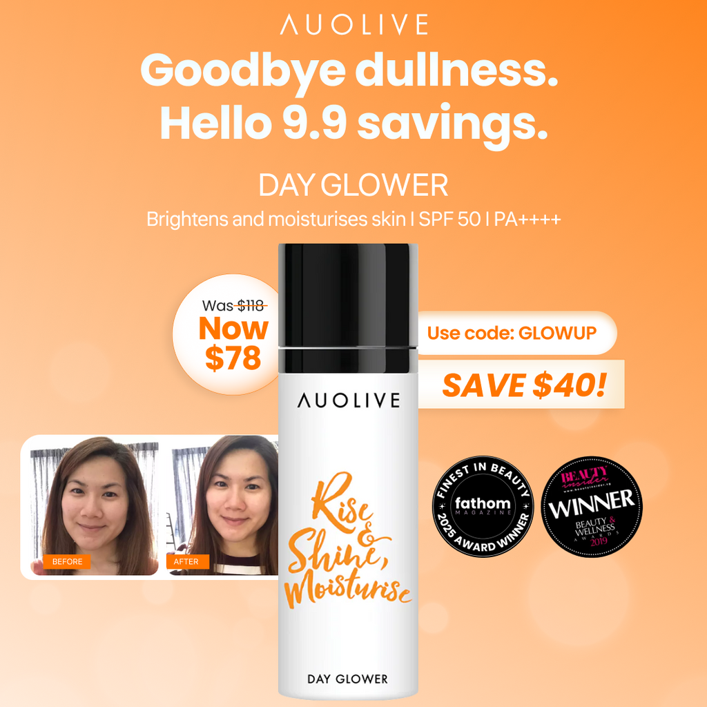 DAY GLOWER - Antioxidant Brightening Moisturiser (Water-based)