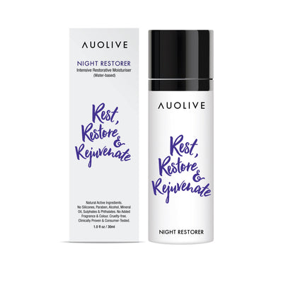 NIGHT RESTORER -Intensive Restorative Moisturizer (Water-based)